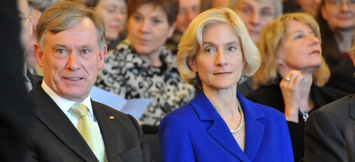Bundespräsident Horst Köhler (links) und A.SK-Preisträgerin 2009, Martha Nussbaum